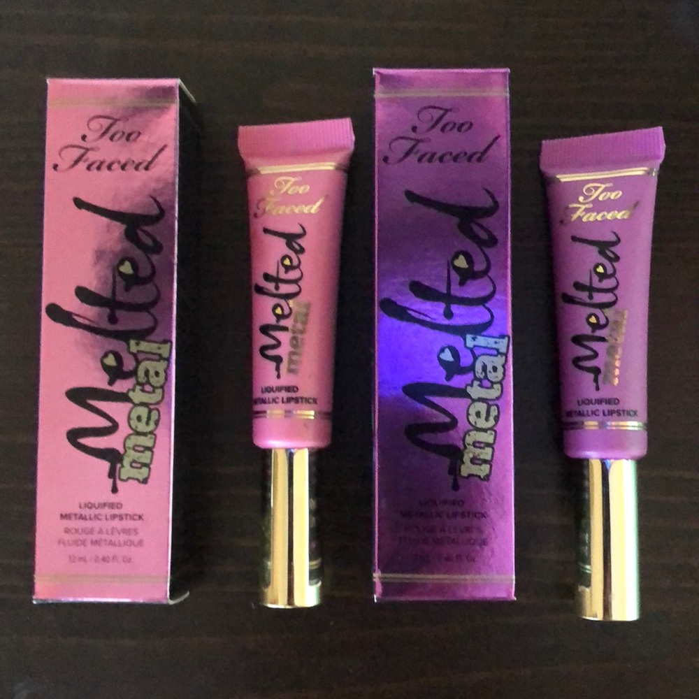 Too Faced Melted in Metallic Bunny+Metallic Violet
